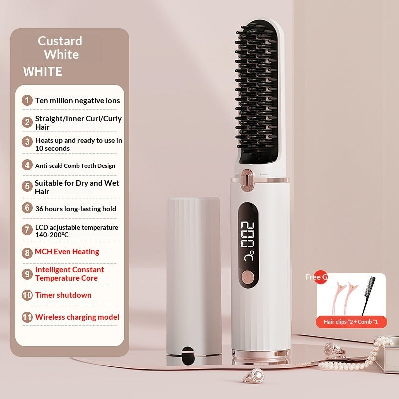 New Straightening Comb   Volumizing Flat Iron