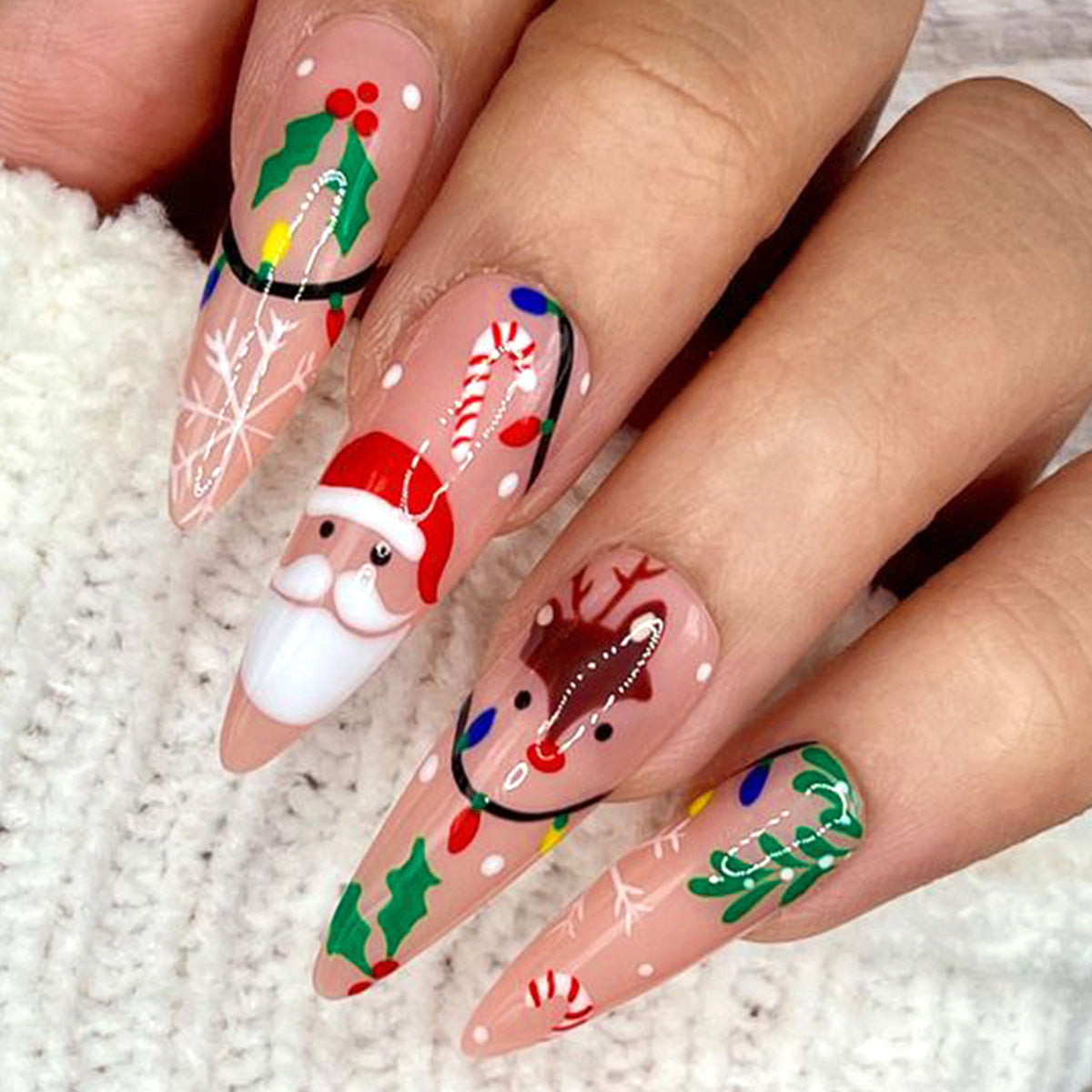 New Nail Beauty SMD Snowflake Christmas Style