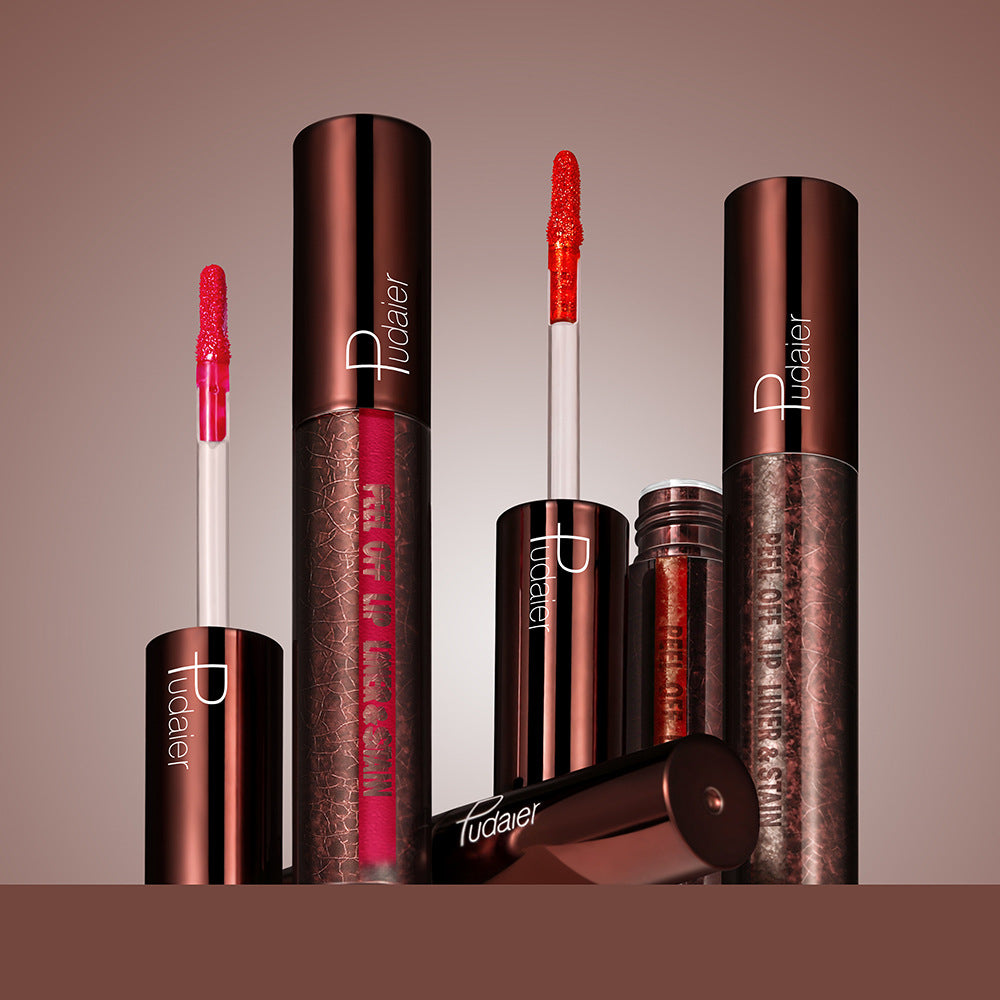 Tear And Pull Lipstick Lip Liner Long-lasting Coloring
