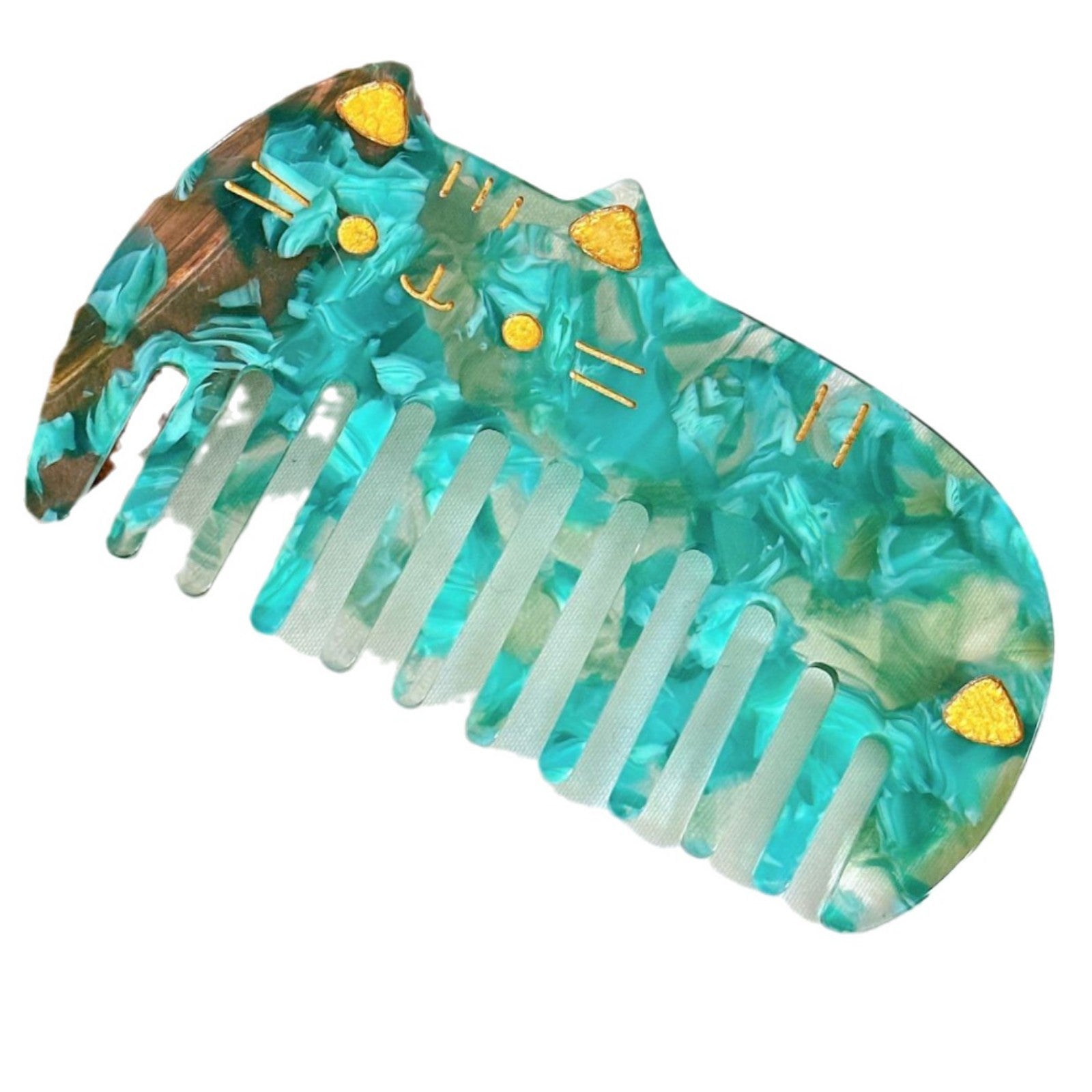 Retro Acetate Portable Cute Cat Comb
