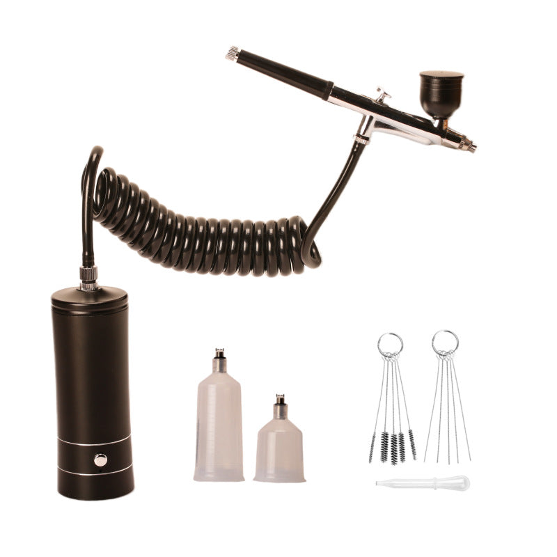 ZLuso Beauty Oxygen Infusion Device Nail Polish Spray Gradient Nail Art Spray Pastry Colour Spray Gun Fondant Colour Spray Airbrush Hydrating Spray