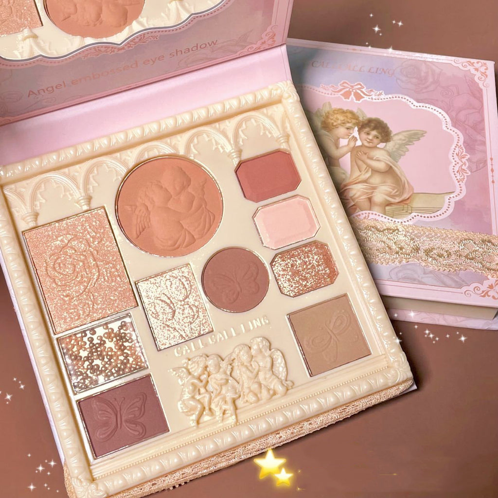 Call Call ling Embossed Angel Blush Highlight All-in-One Eyeshadow