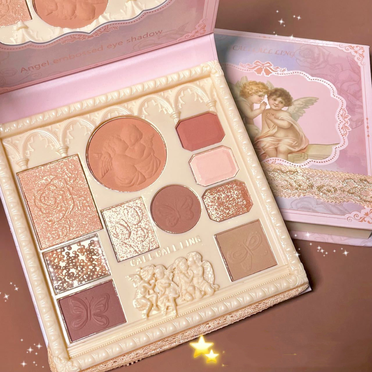 Call Call ling Embossed Angel Blush Highlight All-in-One Eyeshadow