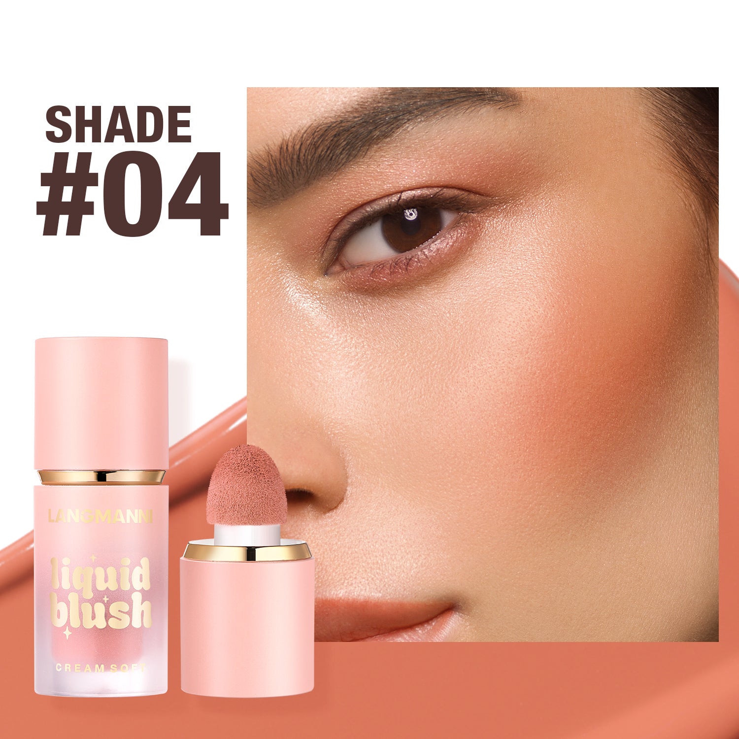 Langmanni Liquid Blush Facial Makeup Repair