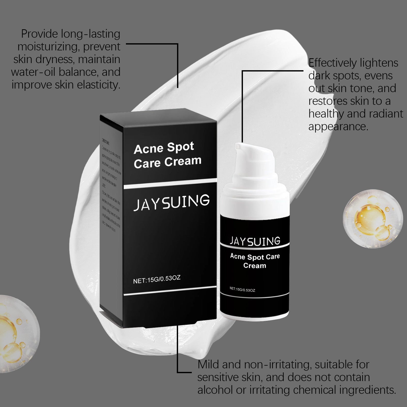 Acne Cream Mild Ingredients Hydrating