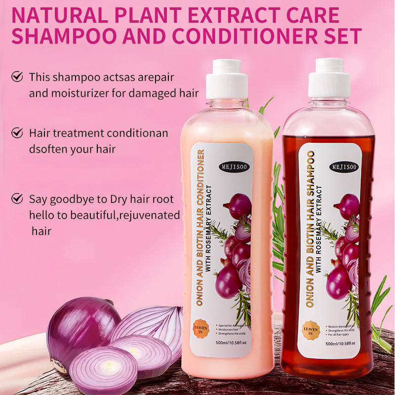 Mejis00 Onion Biotin Rosemary Shampoo Conditioner