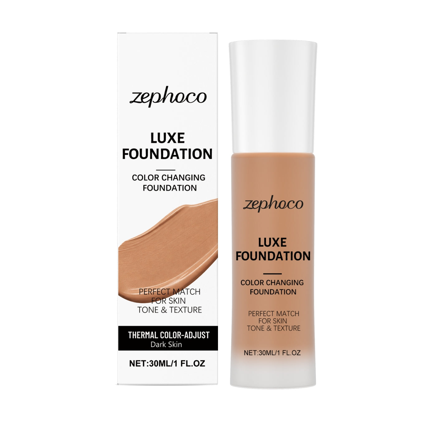 Temperature-sensitive Toning Liquid Foundation