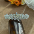 Bridal Heavy Industry Simple Crown Tiara Crystal