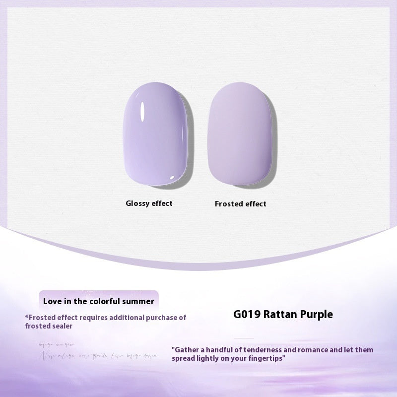 XEIJAYI Polish White Nude Transparent Color Nail Beauty UV