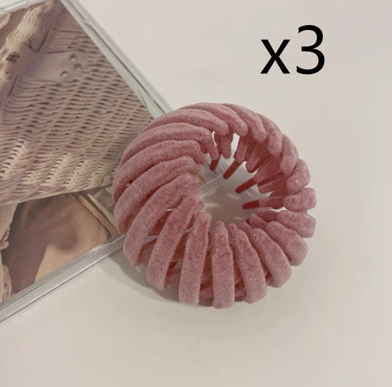 Maruko Hair Ornaments Bird's Nest Hair Tie Lazy Hairpin