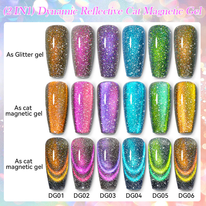 Lilycute Diamond In The Debris Cat Eye Series Nail Polish Gel