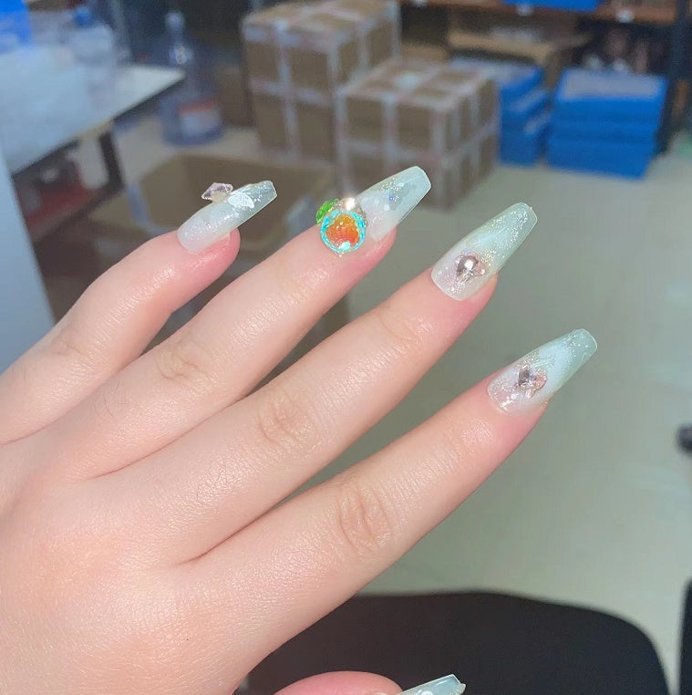 Desirable Fake Nail Patch With Psychedelic Dream