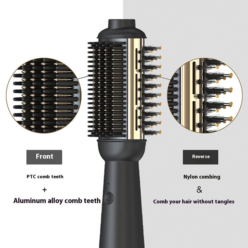 Multifunctional Three-in-one Hot Air Comb Hair Curler Straight Comb Hair Dryer