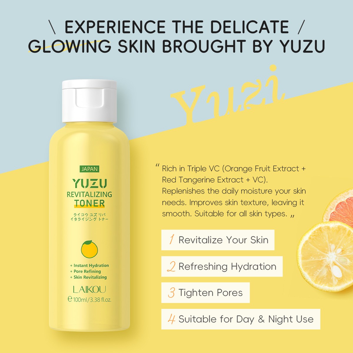 Grapefruit Hydrating Lotion Wet Compress To Improve Beauty