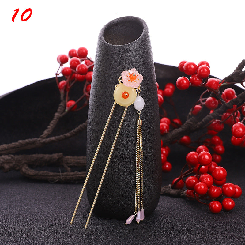 Antique Hairpin Plate Hair Fringe Comb Simple Atmosphere