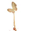 Super Fairy Butterfly Diamond Tassel Horsetail Hair Clip