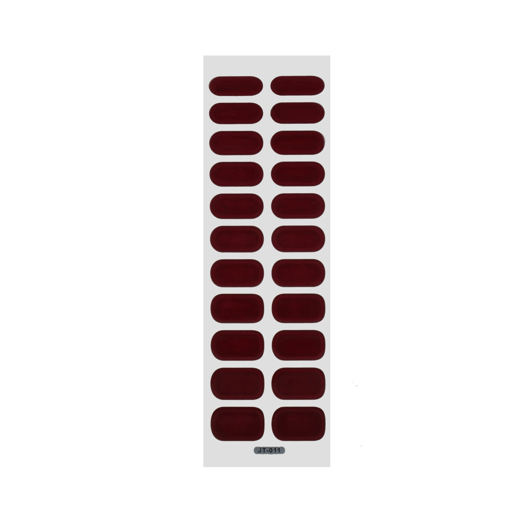 Foreign Trade Wholesale 22 Refers To Solid Color Semi-curing Gel Gel Nail Sticker Uv Phototherapy Semi-curing Nail Sticker Factory