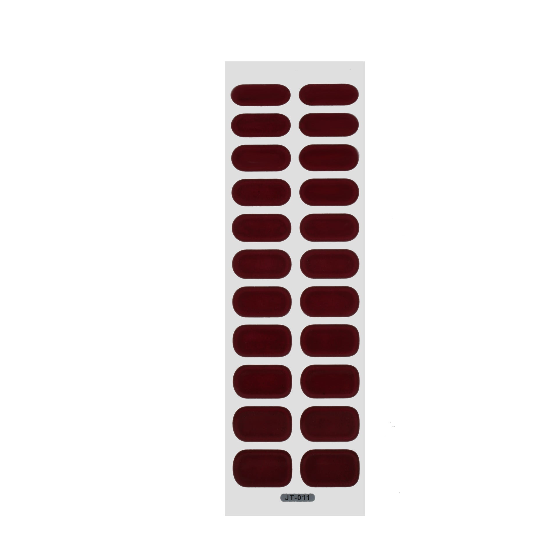 Foreign Trade Wholesale 22 Refers To Solid Color Semi-curing Gel Gel Nail Sticker Uv Phototherapy Semi-curing Nail Sticker Factory