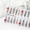 Chinese Style Landscape New Chinese Style Butterfly Crane Nail Beauty Bright Surface