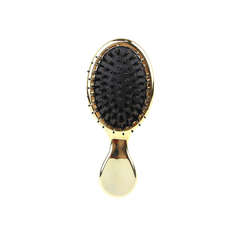 Mini Straight Hair Massage Airbag Comb With Boar Bristles