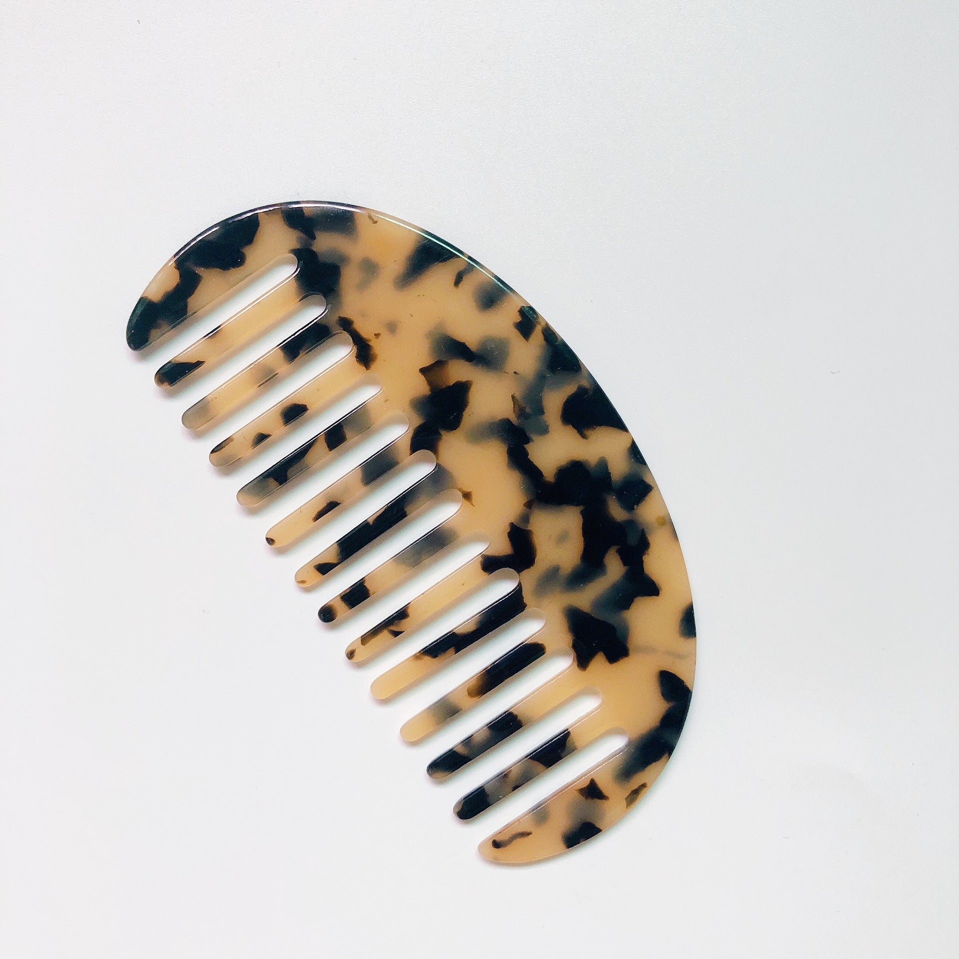 Retro Cute Elegant Semicircle Acetate Plate Geometric Comb