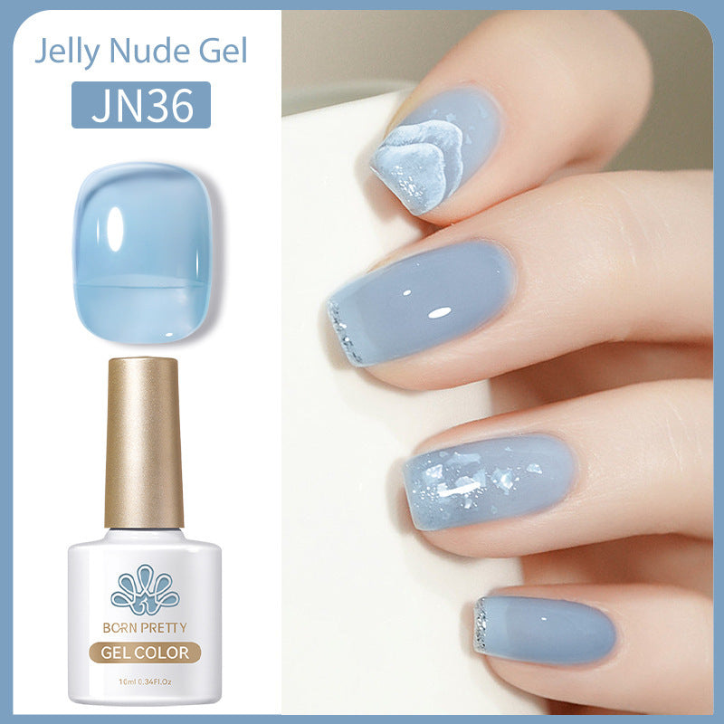 Born Pretty Nail Polish Transparent Color UV Polish Jelly Phototherapy Plastic