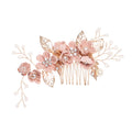 Coiled Hair Flower Styling Head Flower Hairpin Hair Comb Bride