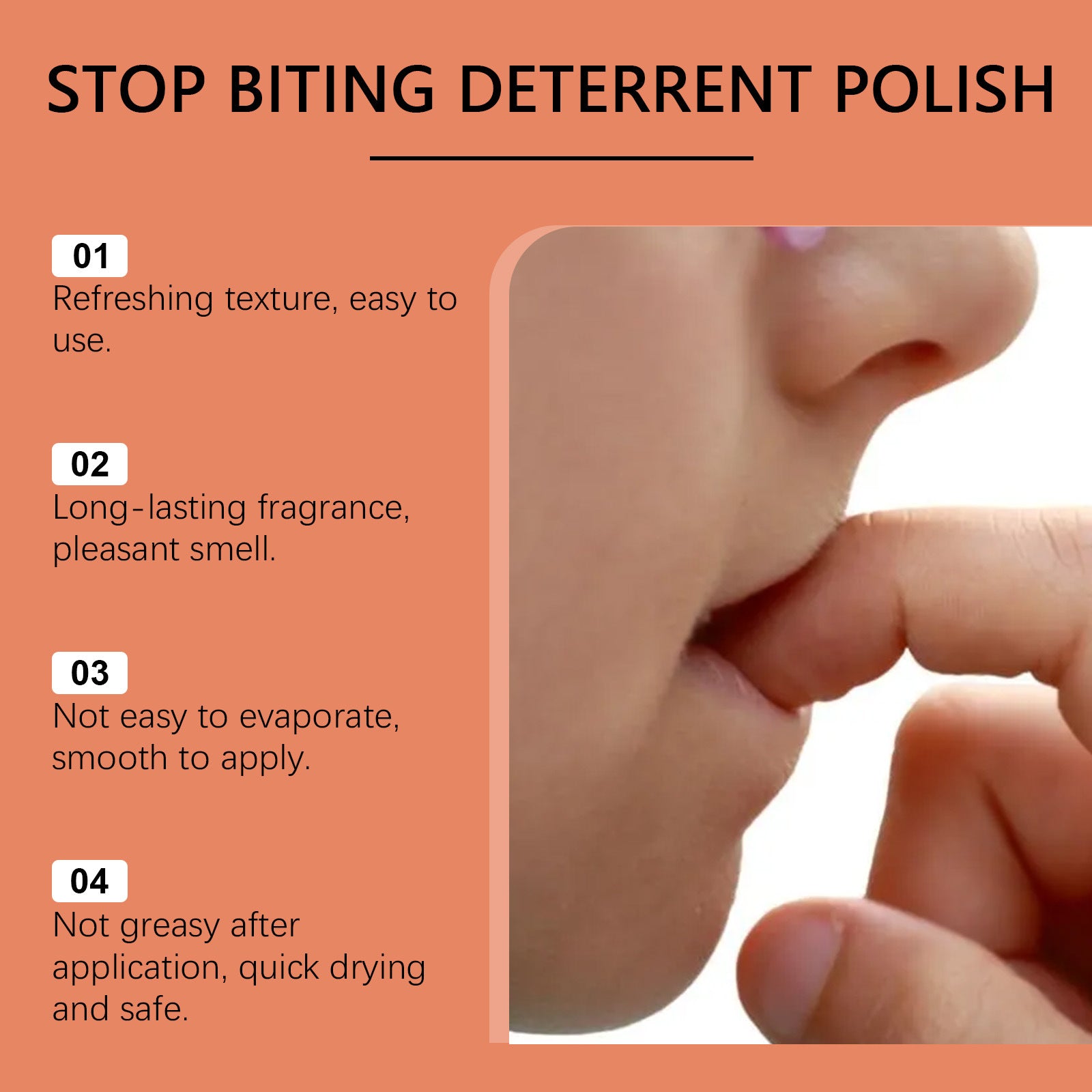 Wiieey Nail Anti-bite Bitter Nail Water Bitter Taste Anti-bite Children's Nail Treatment Oil