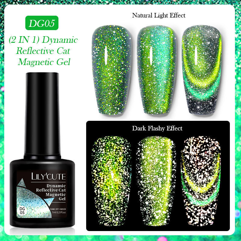 Lilycute Diamond In The Debris Cat Eye Series Nail Polish Gel