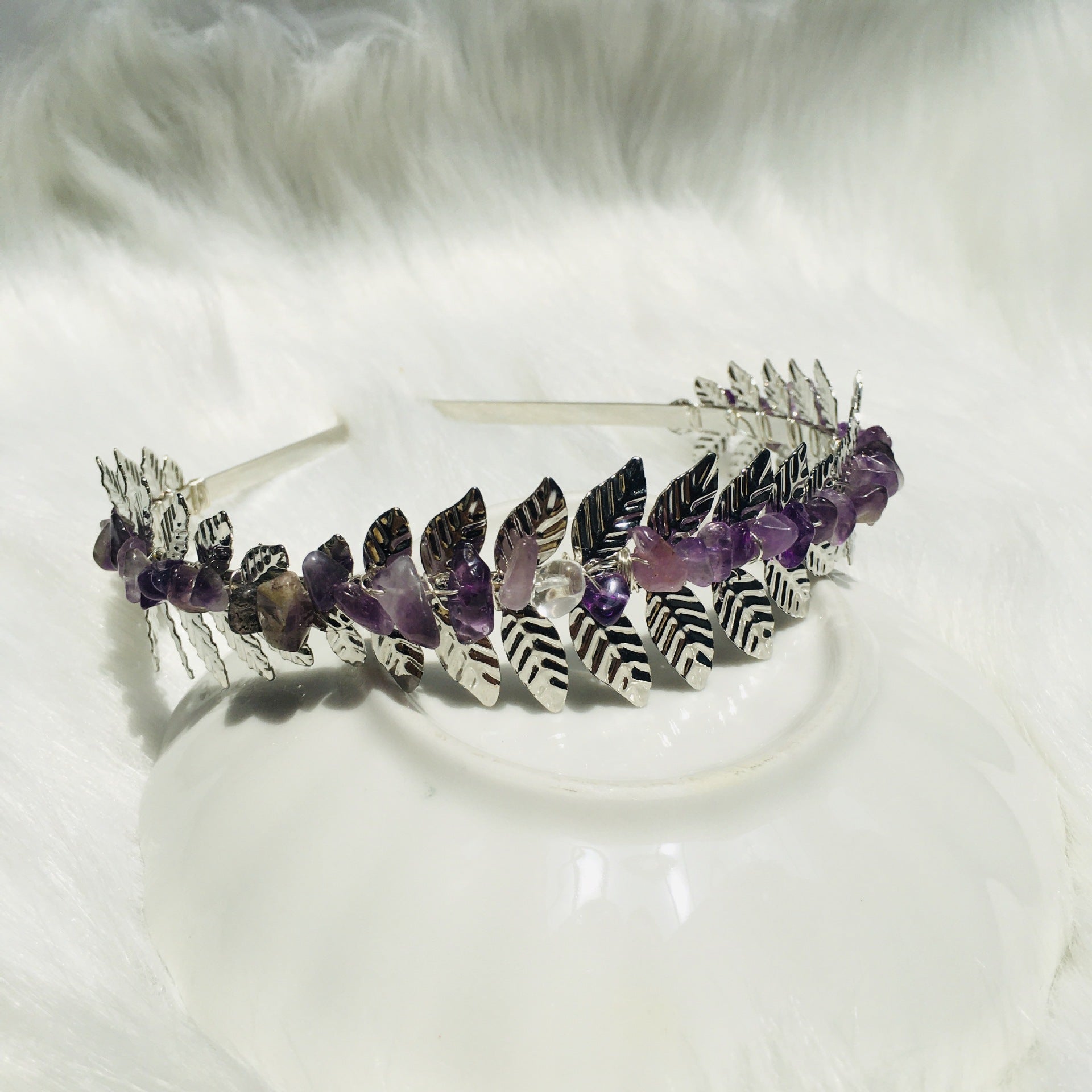 Natural Crystal Hairpin Creative Handmade DIY