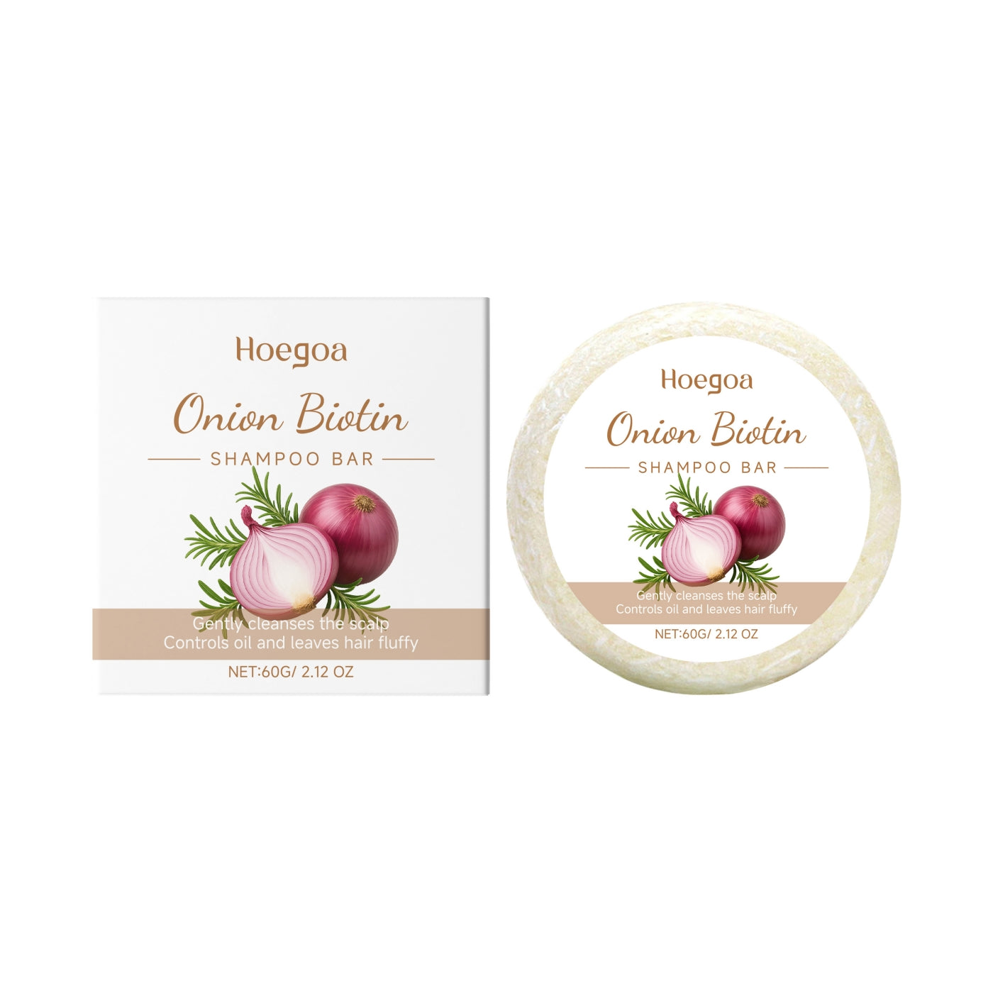 HoeGoa Onion Biotin Shampoo Bar