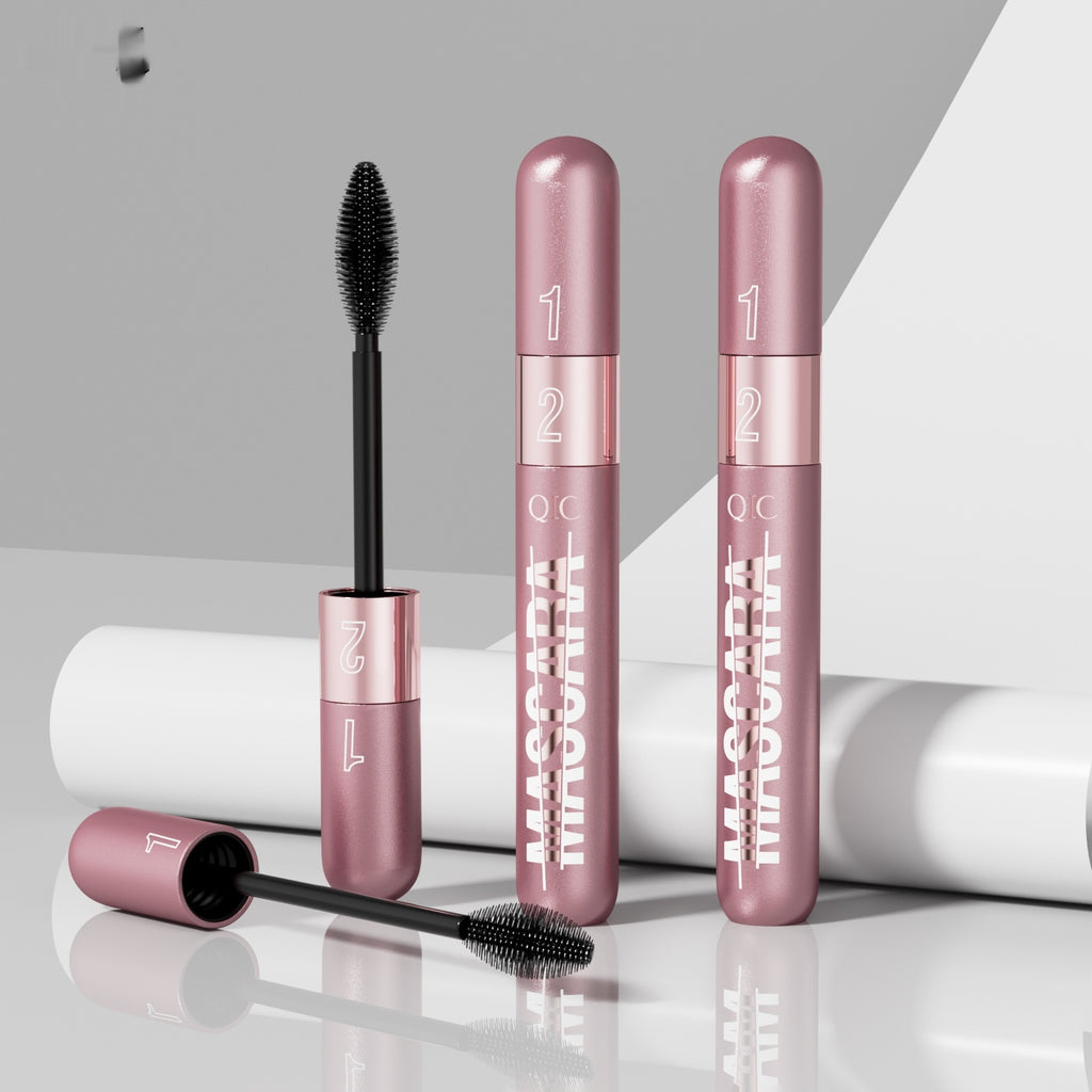 Rose Gold Mascara Double Effect Lengthening Thick Curl Waterproof Not Smudge