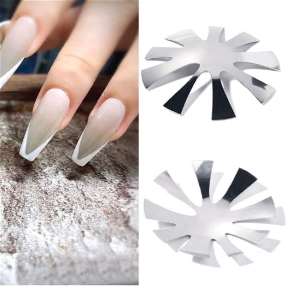 Nail Salon French Stencil Stainless Steel
