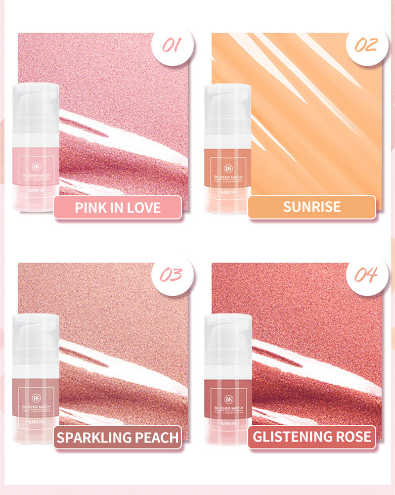 Kimuse Liquid Blush Moisturizing Face Nude Makeup Rouge Natural