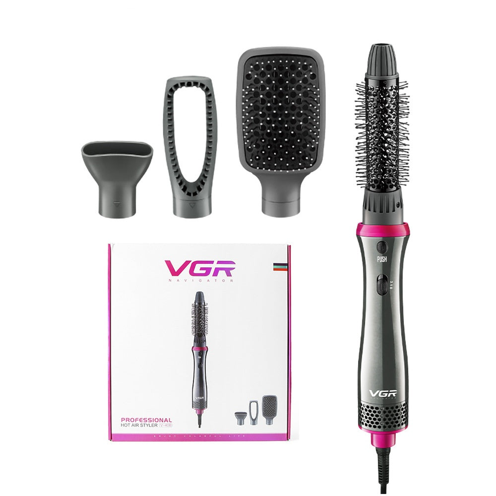 Multifunctional Warm-air Comb Hair Curler And Straightener Dual-use