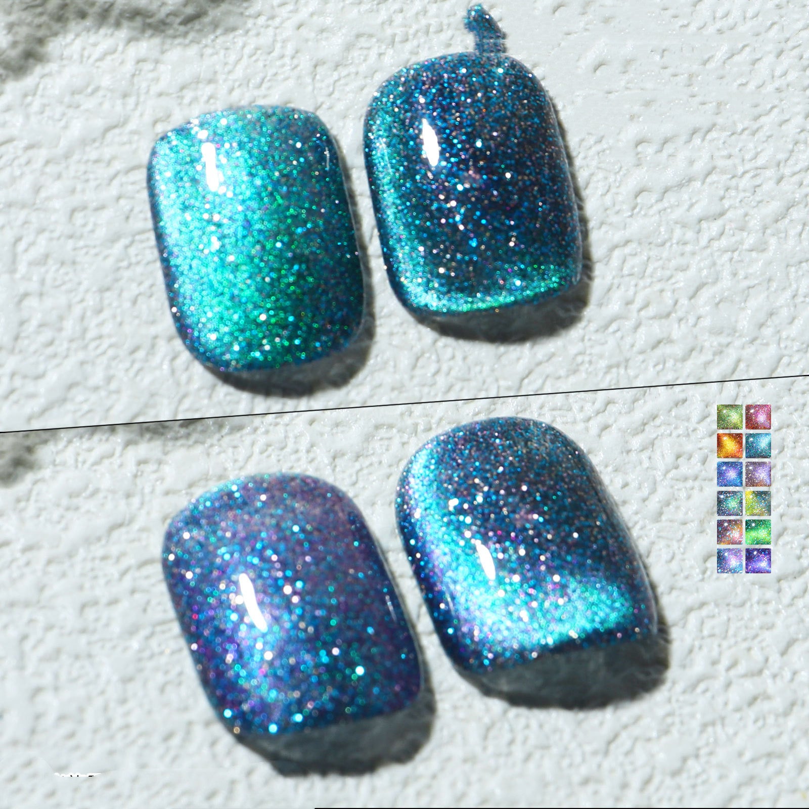 Misscheering Aurora Mystical Galaxy Cat-Eye Shiny Nail Gel Polish
