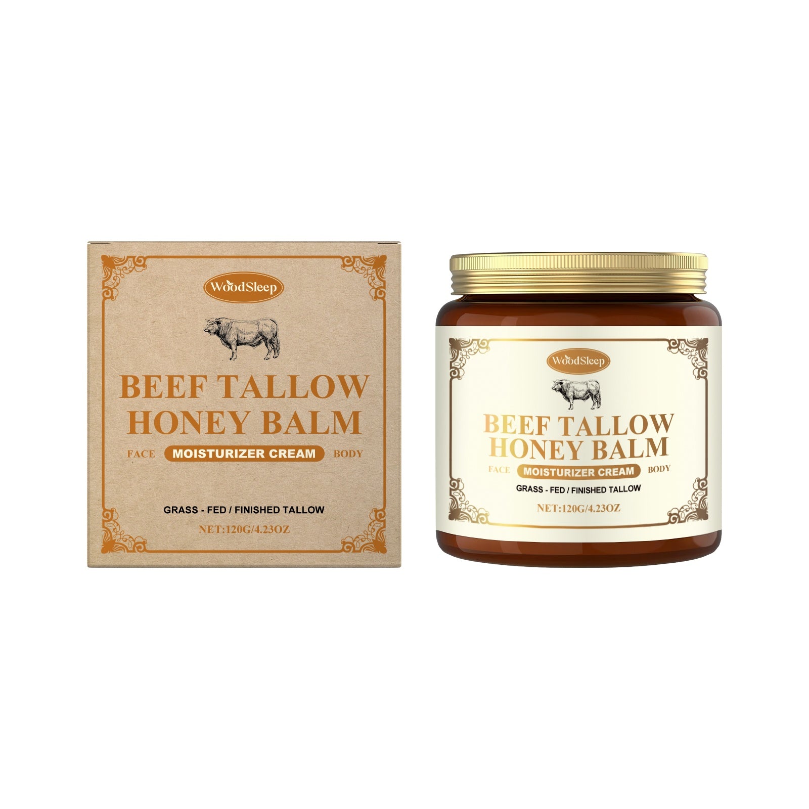 Cow Fat Honey Moisturizing Cream