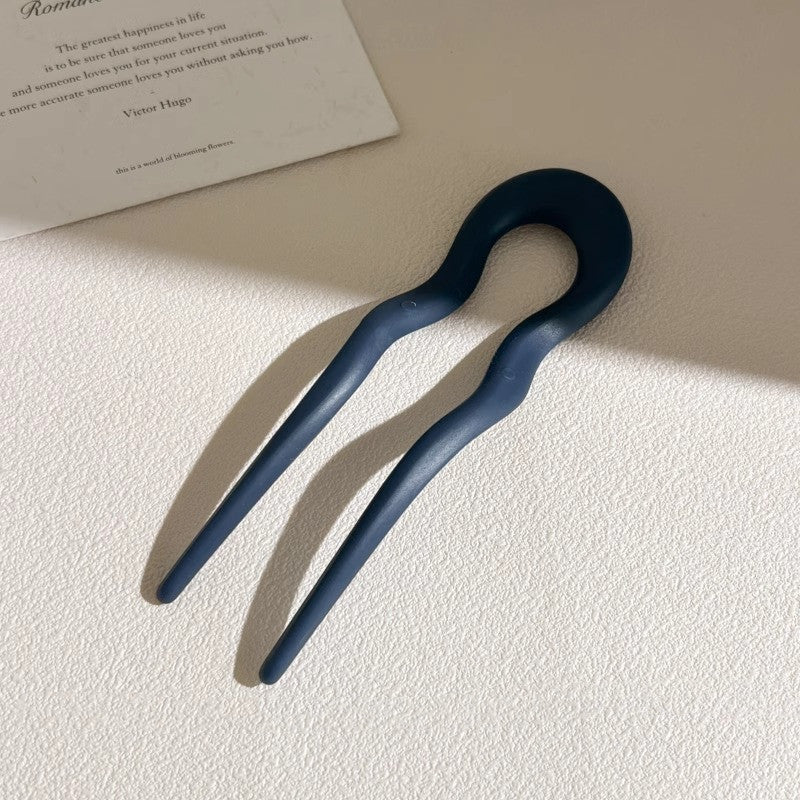 Simple U-shaped Hair Pin Female Hair Comb