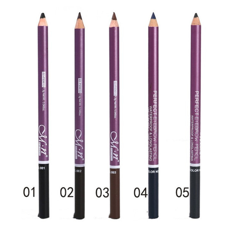 Not Easy To Smudge Hard Tip Eyebrow Pencil With Comb
