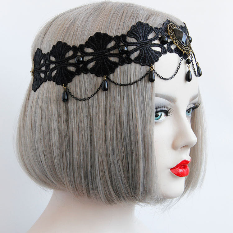 Personal Style Queen With Pearl Lace Headband
