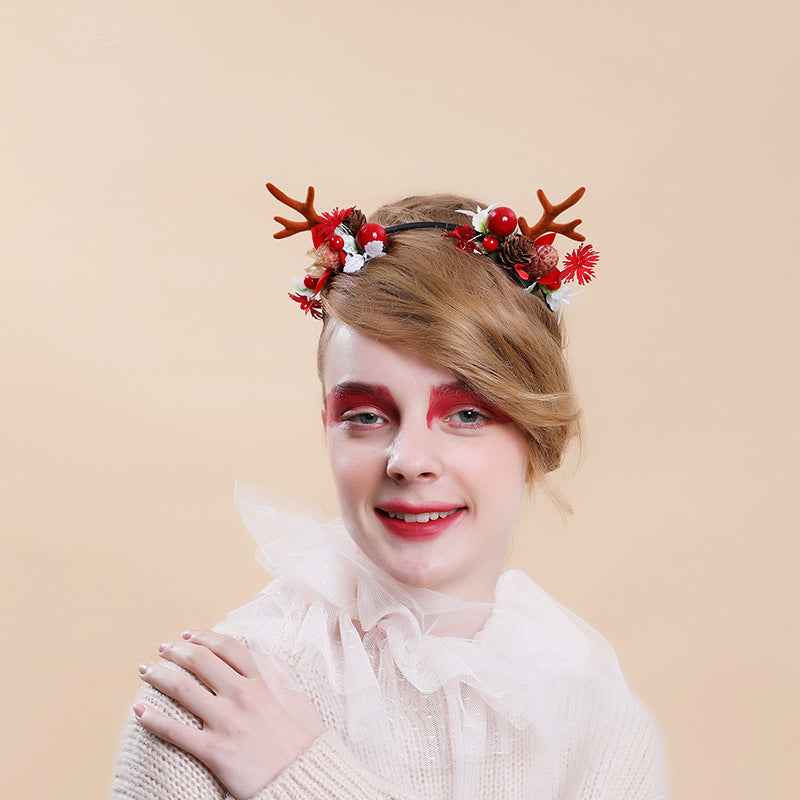 New Christmas Children's Headband Elk Headdress