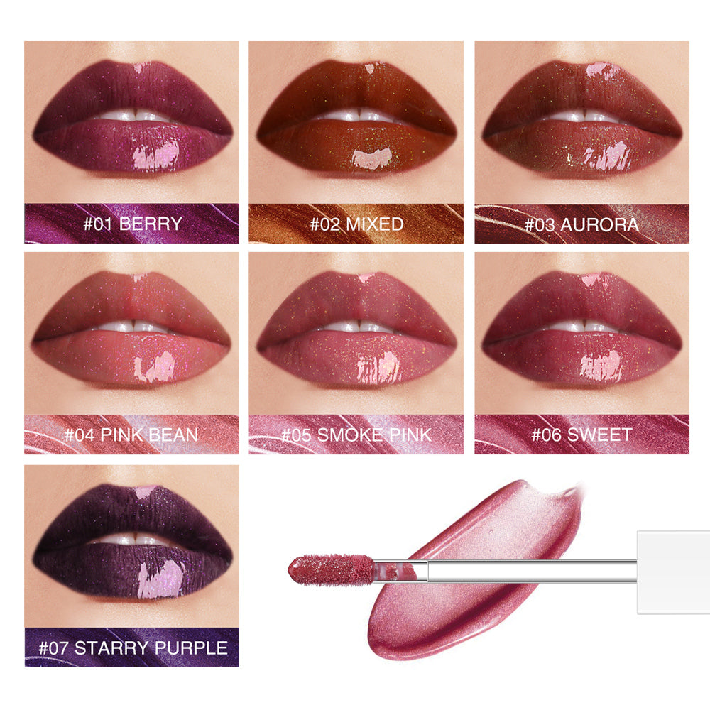 Moisturizing and nourishing lip glaze
