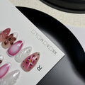 New Nail Beauty Patch Hand-painted Three-dimensional Carved Cute
