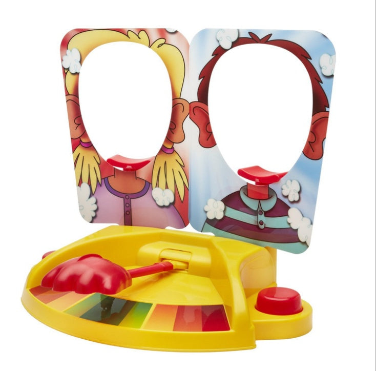 Single cream smash machine, face machine, desktop game, whole person toy.