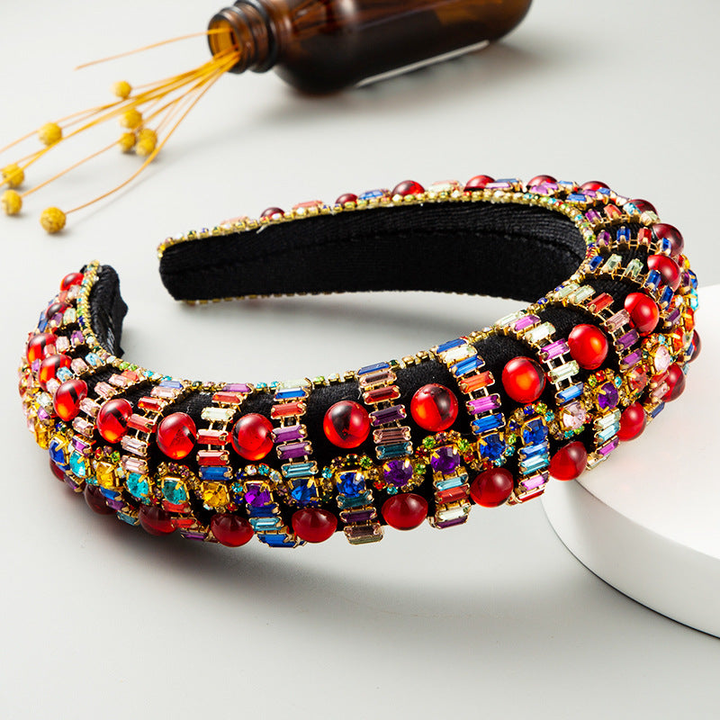 European and American Baroque headband