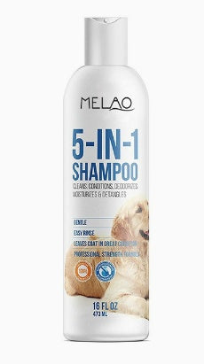 Melao Pet Shampoo 473ml Five-in-one Soft And Clean Cats And Dogs Pet Shower Gel Shampoo