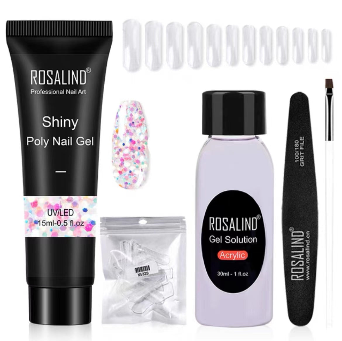 Rosalind Extension Gel Polish Kit For Manicure Poly Nail Gel Set For