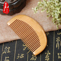 Solid Wood Portable Mahogany Comb