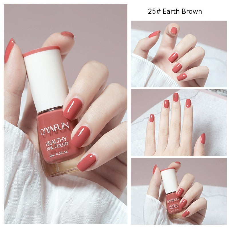 O'YAFUN Nail Polish New Water-based Long-lasting Quick-drying Transparent