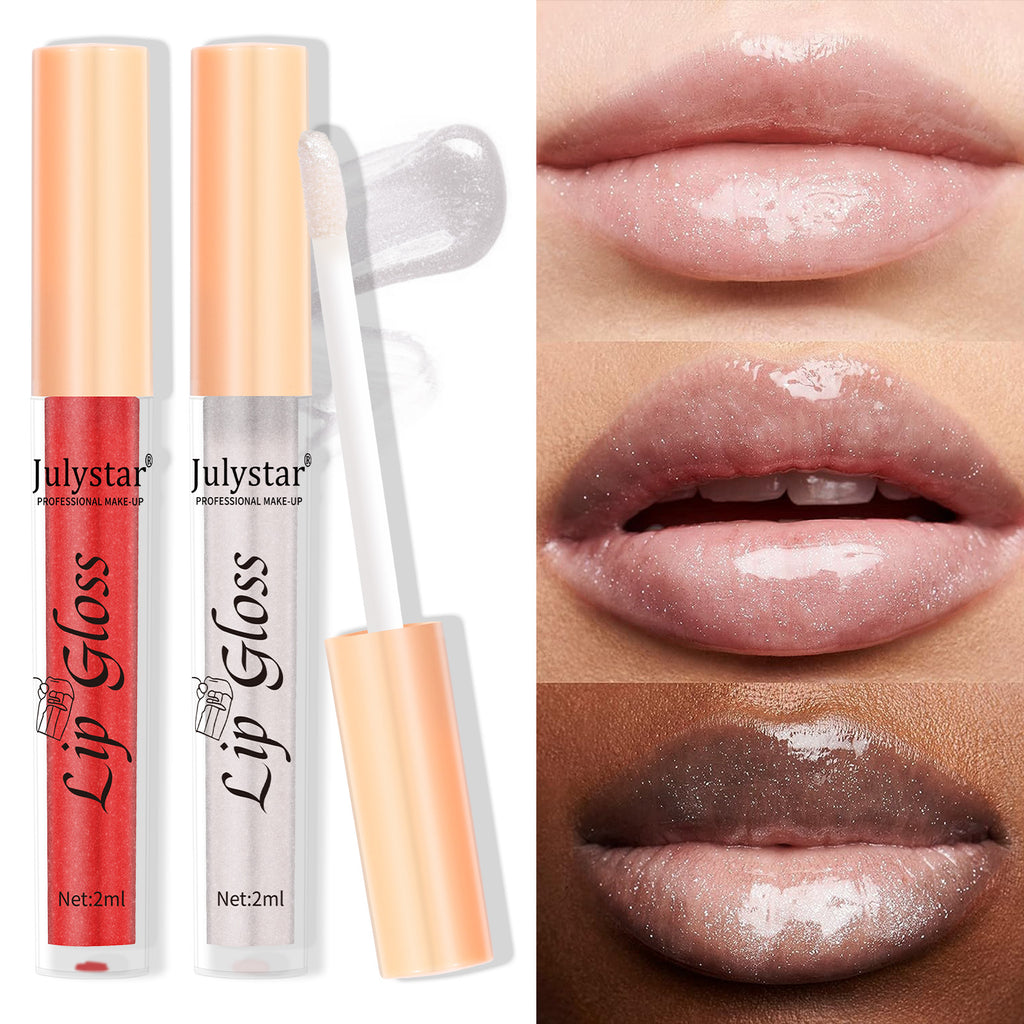 Makeup Lip 8-color Pearlescent Lip Gloss European And American Lip And Cheek Dual-use Lipstick Easy To Color No Stain On Cup